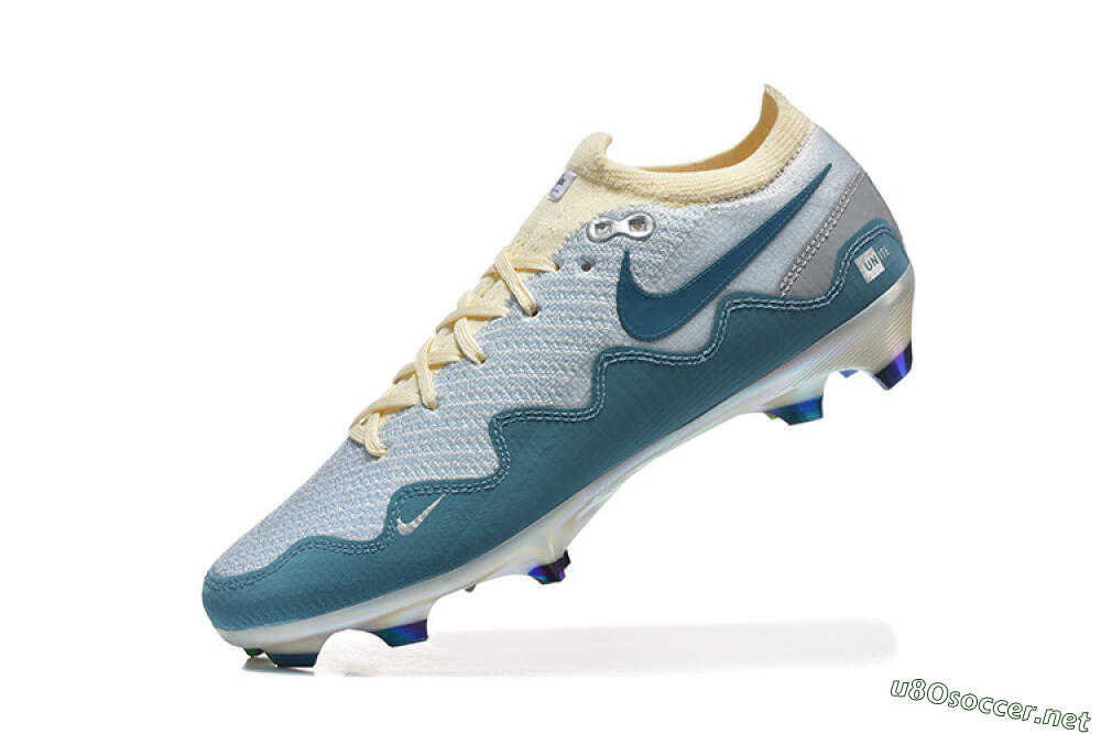 Men's Patta x Nike Air Zoom Mercurial Vapor 16 Elite FG Football Boots - Blue/Sky Blue/Frost White 8