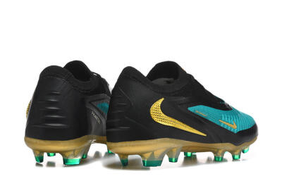 Unisex Nike Phantom 6 Elite Low FG Football Boots - Teal/Gold/Black