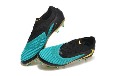 Unisex Nike Phantom 6 Elite Low FG Football Boots - Teal/Gold/Black