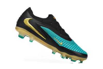 Unisex Nike Phantom 6 Elite Low FG Football Boots - Teal/Gold/Black