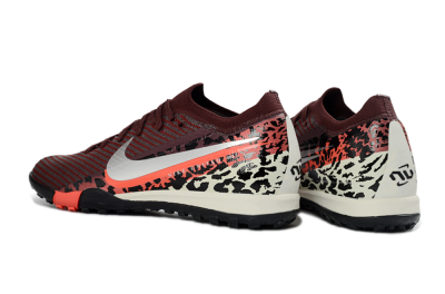Unisex Nike Air Zoom Mercurial Vapor 16 Elite TF Football Shoes - Maroon/Bright Coral/Black