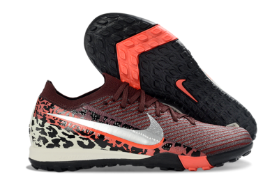 Unisex Nike Air Zoom Mercurial Vapor 16 Elite TF Football Shoes - Maroon/Bright Coral/Black