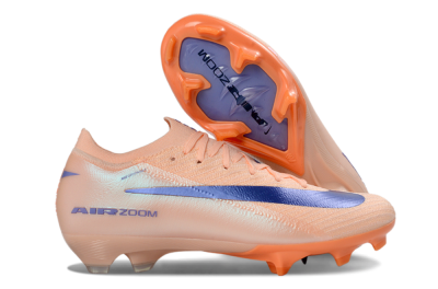 Unisex Nike Air Zoom Mercurial Vapor 16 Elite FG Football Boots - Peach/Coral Bliss/Navy Blue