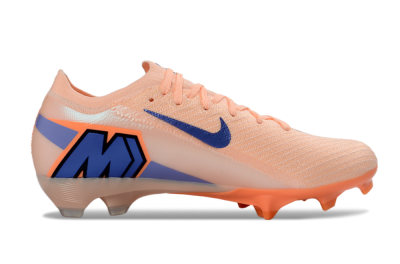 Unisex Nike Air Zoom Mercurial Vapor 16 Elite FG Football Boots - Peach/Coral Bliss/Navy Blue