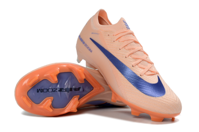 Unisex Nike Air Zoom Mercurial Vapor 16 Elite FG Football Boots - Peach/Coral Bliss/Navy Blue