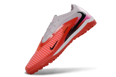 Unisex Nike Phantom 6 Elite Low TF Football Shoes - Red/Coral Blaze/Black