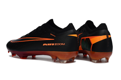 Unisex Nike Air Zoom Mercurial Vapor 16 Elite FG Football Boots - Black/Electric Orange/Metallic Green