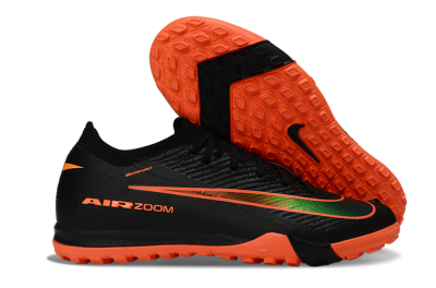 Unisex Nike Air Zoom Mercurial Vapor 16 Elite TF Football Shoes - Black/Flame Orange/Electric Green