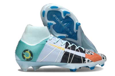 Unisex Nike Air Zoom Mercurial Superfly 10 Elite FG Football Boots - Blue/Red/Black