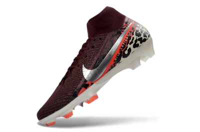 Men's Nike Air Zoom Mercurial Superfly 10 Elite FG Football Boots - Burgundy/Neon Pink/Black