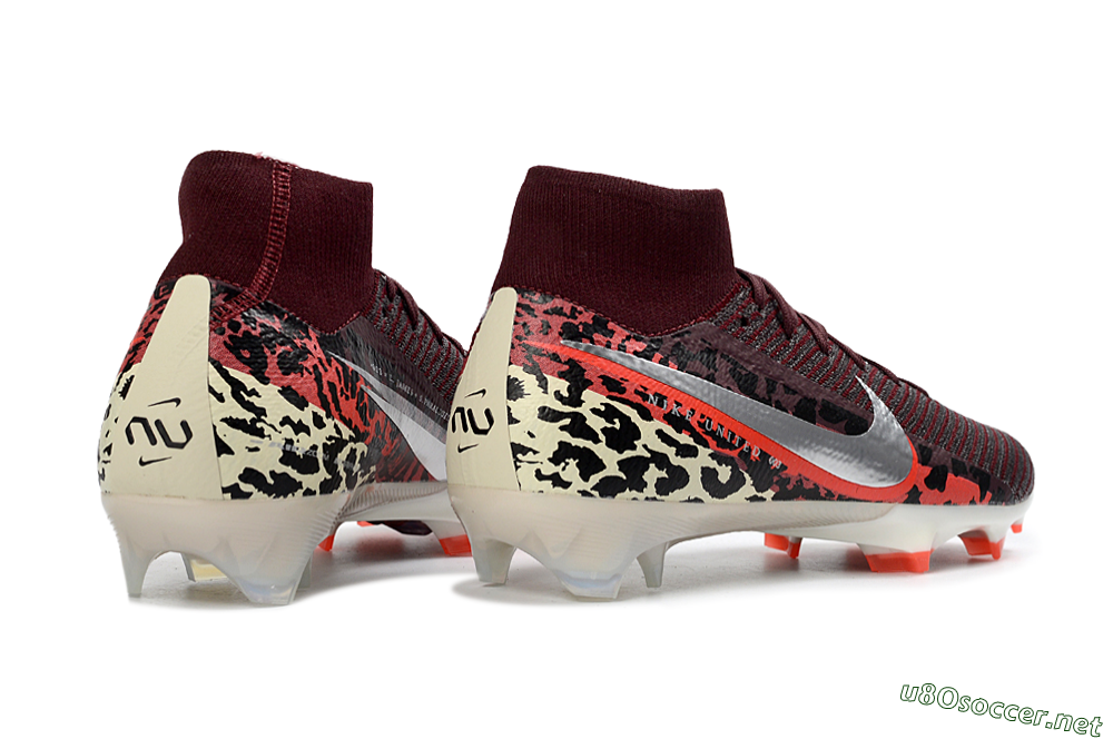 Men's Nike Air Zoom Mercurial Superfly 10 Elite FG Football Boots - Burgundy/Neon Pink/Black 6