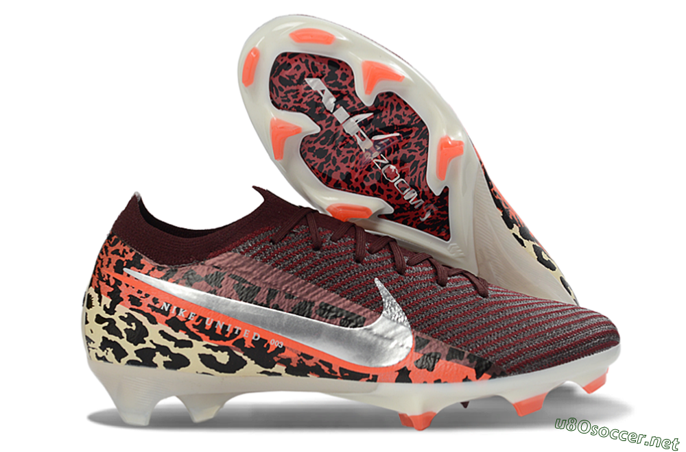 Men's Nike Air Zoom Mercurial Vapor 16 Elite FG Football Boots - Burgundy/Crimson Burst/Black Camo 2