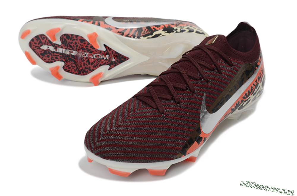 Men's Nike Air Zoom Mercurial Vapor 16 Elite FG Football Boots - Burgundy/Crimson Burst/Black Camo 3