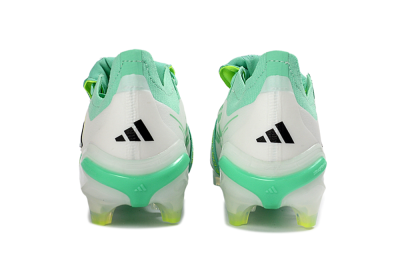 Unisex Adidas Predator 26 Elite Fold-Over Tongue FG Football Boots - Aqua/Mint Green/Fluorescent Yellow