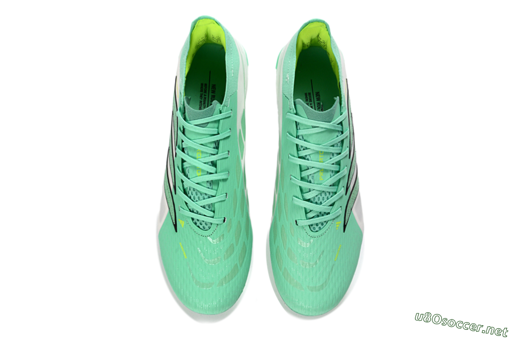 Unisex Adidas Predator 26 Elite FG Football Boots - Aqua/Lime Green/Black 4