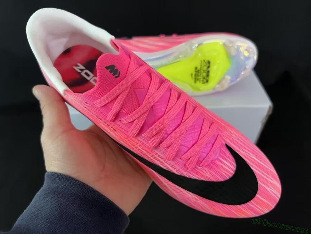 Unisex Nike Air Zoom Mercurial Superfly 11 FG Football Boots - Pink/Vibrant Pink/Black