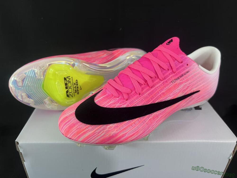 Unisex Nike Air Zoom Mercurial Superfly 11 FG Football Boots - Pink/Vibrant Pink/Black