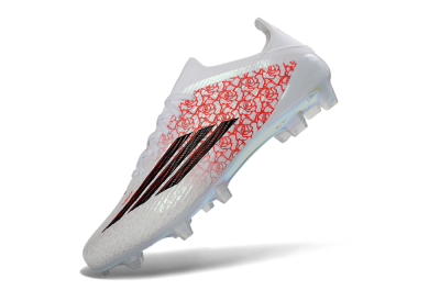 Unisex Adidas F50 Elite FG Football Boots - White/Rose Pink/Black