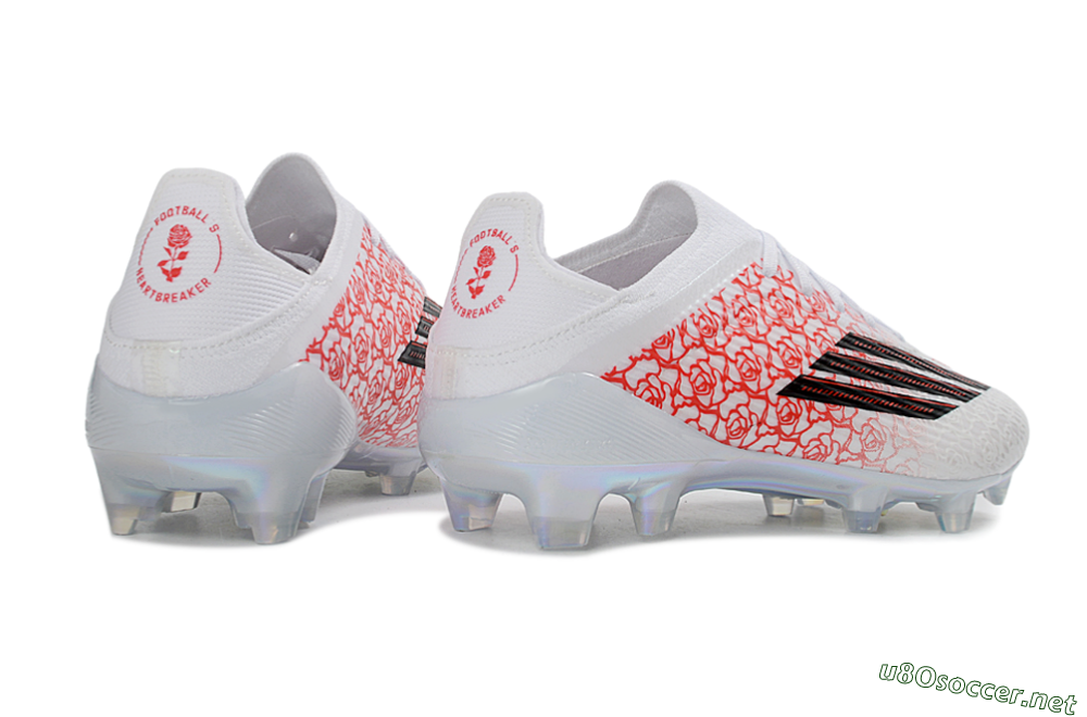 Unisex Adidas F50 Elite FG Football Boots - White/Rose Pink/Black 7