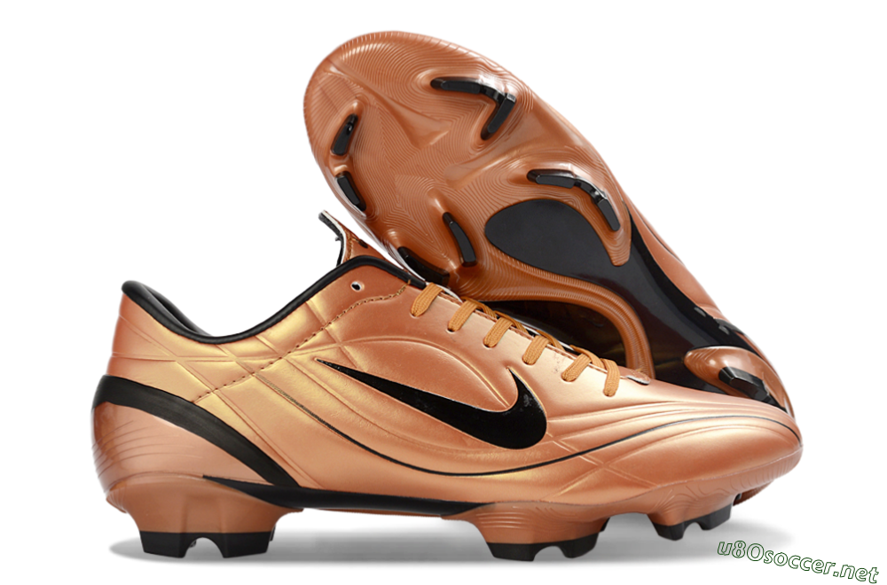 Men's Nike Mercurial Vapor R9 FG Football Boots - Copper/Black/Metallic Copper 2