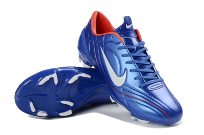 Men's Nike Mercurial Vapor R9 FG Football Boots - Blue/Crimson Red/White