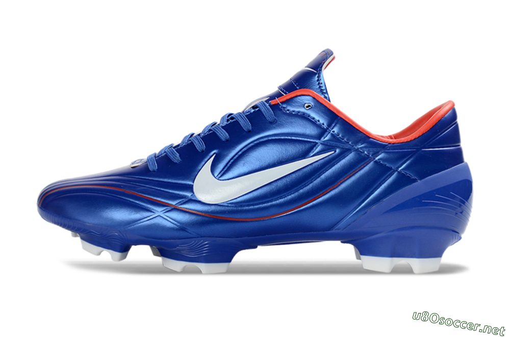 Men's Nike Mercurial Vapor R9 FG Football Boots - Blue/Crimson Red/White 0