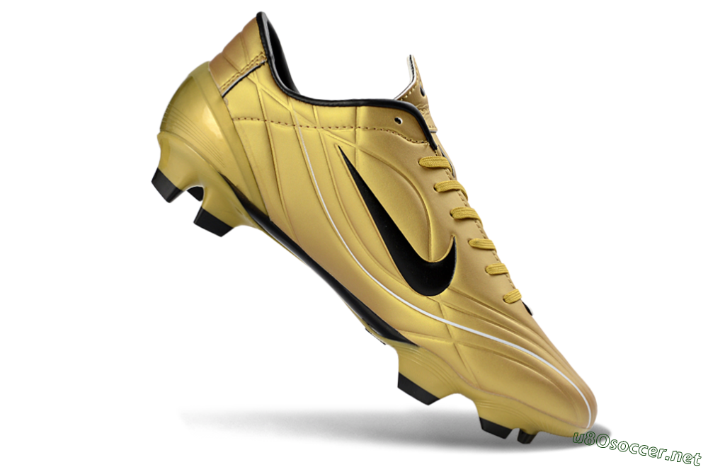Men's Nike Mercurial Vapor R9 FG Football Boots - Gold/Stunning Gold/Classic Black 4
