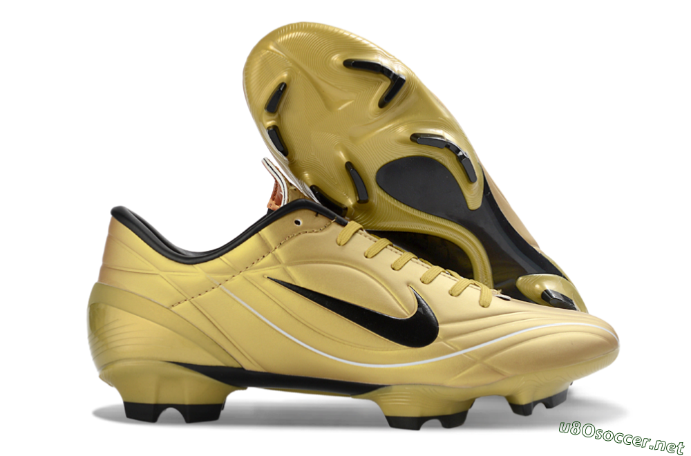 Men's Nike Mercurial Vapor R9 FG Football Boots - Gold/Stunning Gold/Classic Black 2