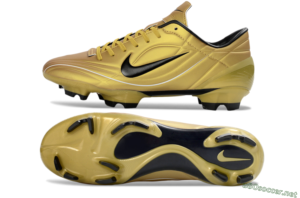 Men's Nike Mercurial Vapor R9 FG Football Boots - Gold/Stunning Gold/Classic Black 1