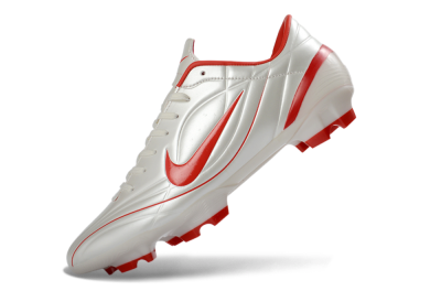 Men's Nike Mercurial Vapor R9 FG Football Boots - White/Fiery Red/Sleek Silver