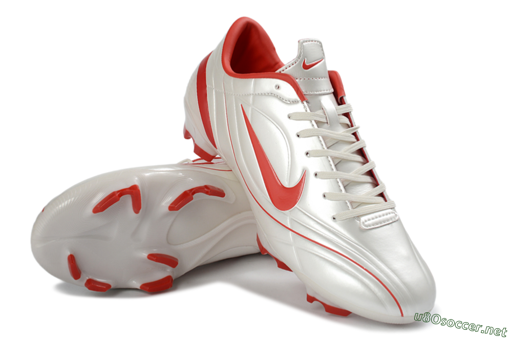 Men's Nike Mercurial Vapor R9 FG Football Boots - White/Fiery Red/Sleek Silver 3