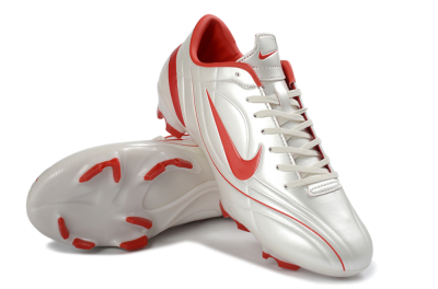 Men's Nike Mercurial Vapor R9 FG Football Boots - White/Fiery Red/Sleek Silver