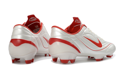 Men's Nike Mercurial Vapor R9 FG Football Boots - White/Fiery Red/Sleek Silver