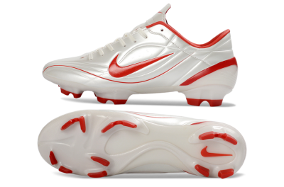 Men's Nike Mercurial Vapor R9 FG Football Boots - White/Fiery Red/Sleek Silver