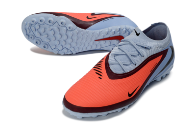 Unisex Nike Phantom 6 Elite Low TF Football Shoes - Orange/Sky Blue/Crimson