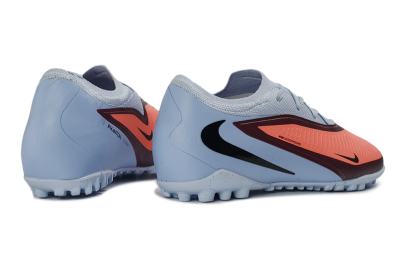 Unisex Nike Phantom 6 Elite Low TF Football Shoes - Orange/Sky Blue/Crimson