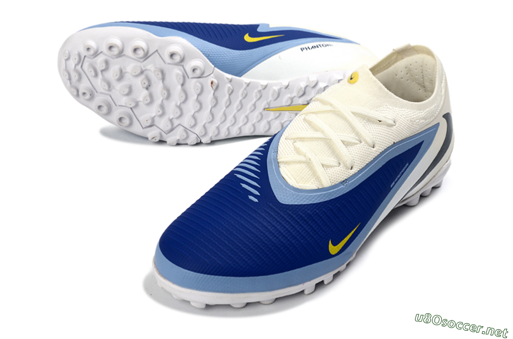 Unisex Nike Phantom 6 Elite Low TF Football Shoes - Blue/Light Blue/Dark Blue 3