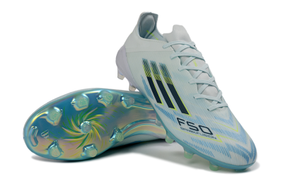 Unisex Adidas F50 Elite FG Football Boots - Aqua/Frosted Blue/Shimmering Yellow