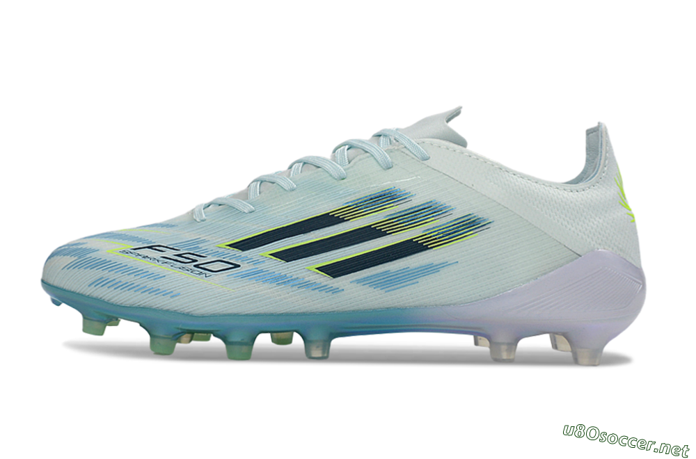 Unisex Adidas F50 Elite FG Football Boots - Aqua/Frosted Blue/Shimmering Yellow 0
