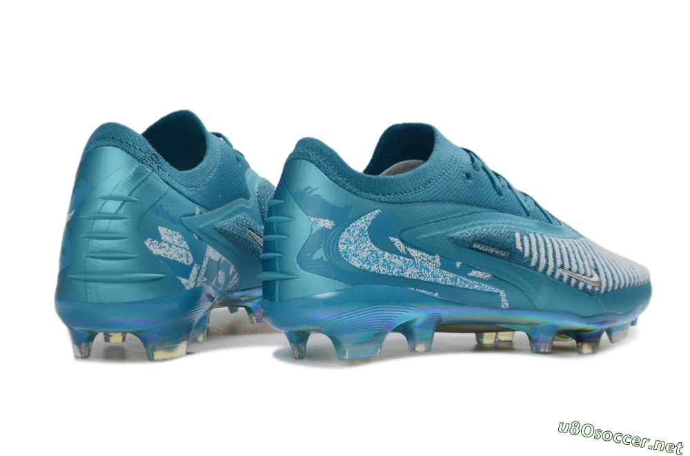 Unisex Nike Phantom 6 Elite Low FG Football Boots - Teal/Oceanic Teal/Silver Mist 6