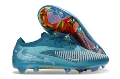 Unisex Nike Phantom 6 Elite Low FG Football Boots - Teal/Oceanic Teal/Silver Mist