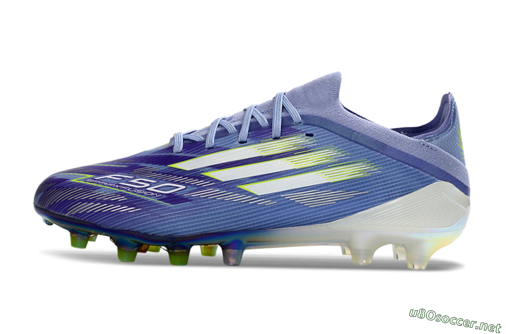 Men's Adidas F50 Pro FG Football Boots - Blue/Iridescent Yellow/Lime Green 0