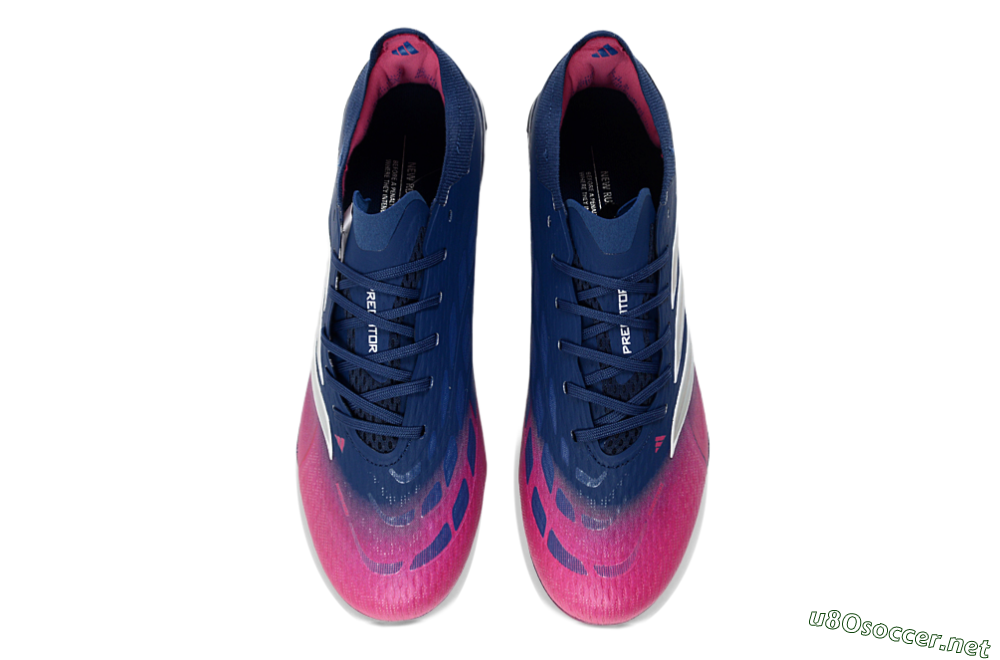 Unisex Adidas Predator 26 Elite FG Football Boots - Navy/Electric Pink/Deep Blue 4