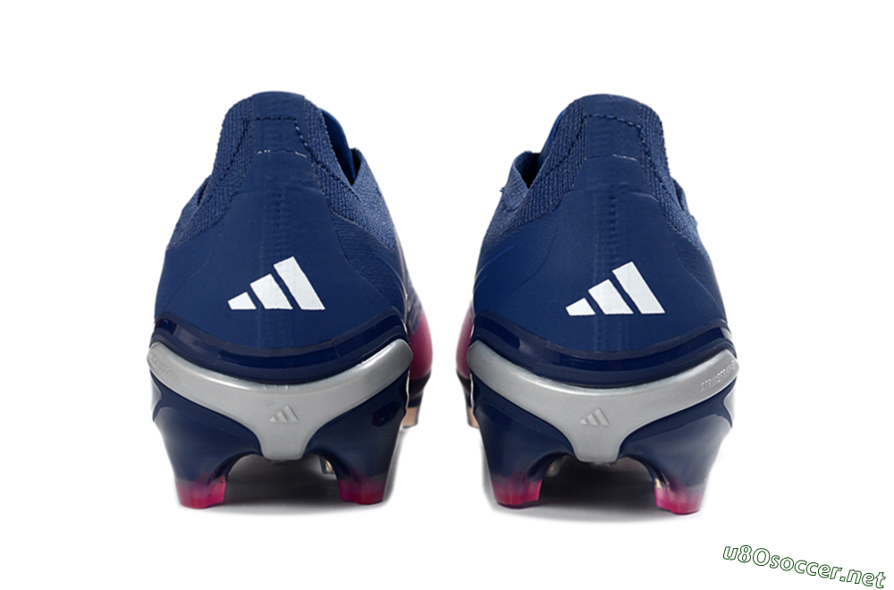 Unisex Adidas Predator 26 Elite FG Football Boots - Navy/Electric Pink/Deep Blue 5
