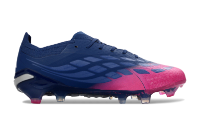 Unisex Adidas Predator 26 Elite FG Football Boots - Navy/Electric Pink/Deep Blue
