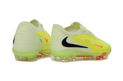 Kids Nike Phantom 6 Elite Low FG Football Boots - Yellow/Neon Green/Fluorescent Orange