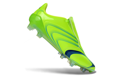 Men's Adidas F50 Elite FG Football Boots - Green/Electric Green/Blue Accent