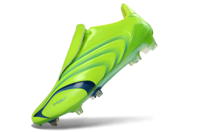 Men's Adidas F50 Elite FG Football Boots - Green/Electric Green/Blue Accent