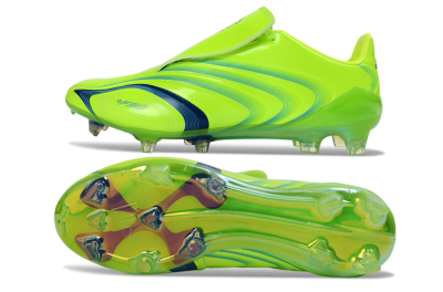 Men's Adidas F50 Elite FG Football Boots - Green/Electric Green/Blue Accent