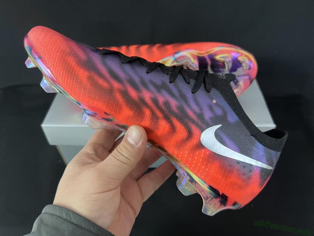 Unisex Nike Air Zoom Mercurial Vapor 16 Elite FG Football Boots - Orange/Fiery Sunset/Abyssal Blue